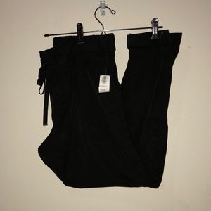 Twill mid rise utility pants